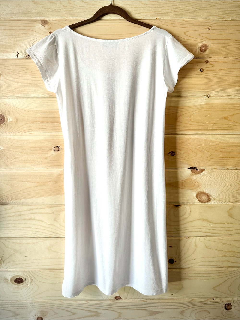 Laurence Tavernier White 100% Cotton Jersey Nightgown Chemise France S - Picture 5 of 9